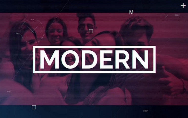 Modern Teen Spirit After Effects Slideshow Template