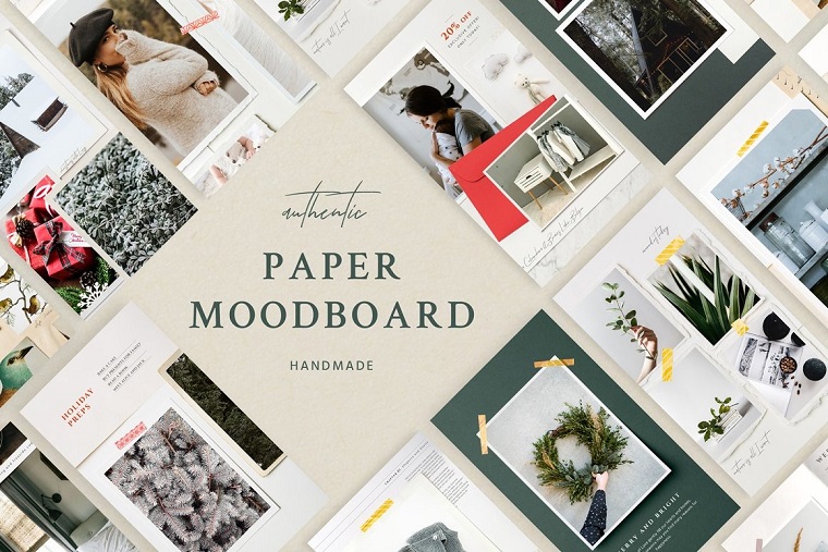 Paper Moodboard - Kit Social Media