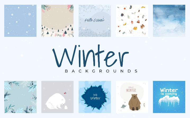 Winter Patterns Backgrounds
