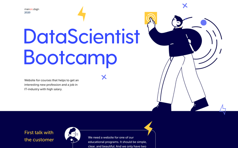 Website for DataScientist Bootcamp