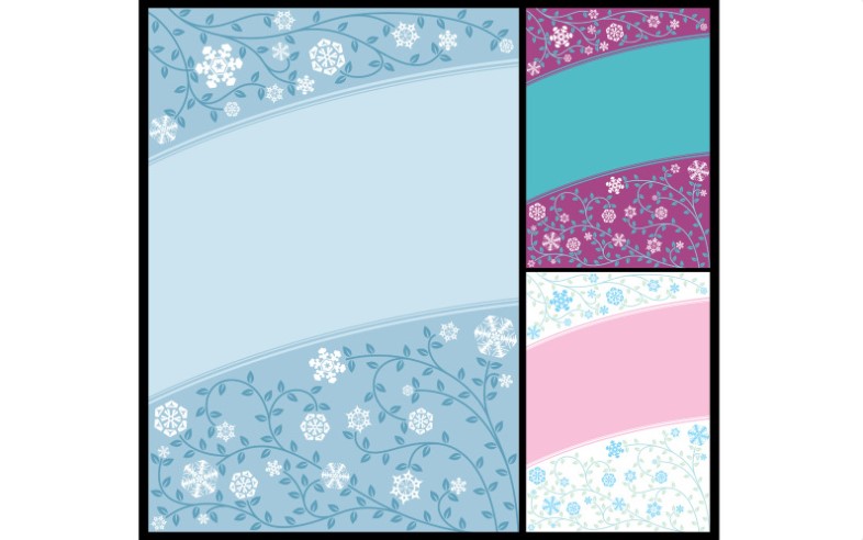 Abstract Winter Background Pattern
