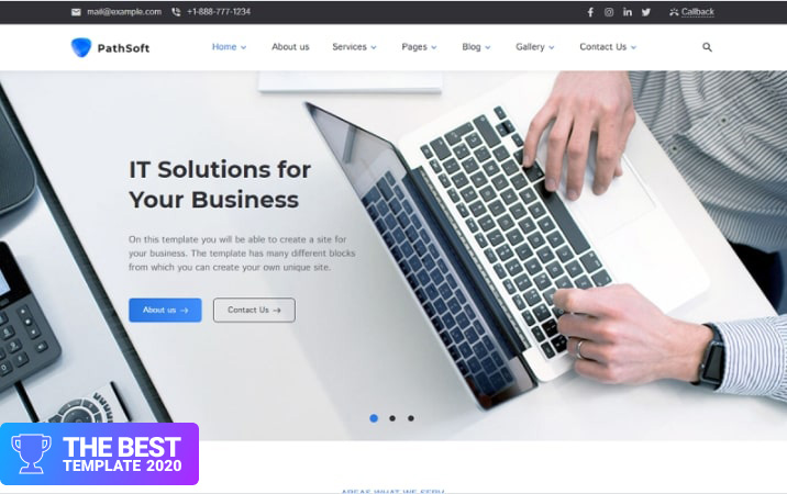 PathSoft - IT Solutions for Your Business Services WordPress Theme - best digital products