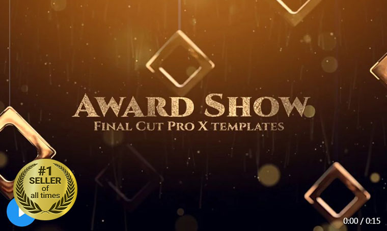 Award Show Final Cut Pro digital bestseller