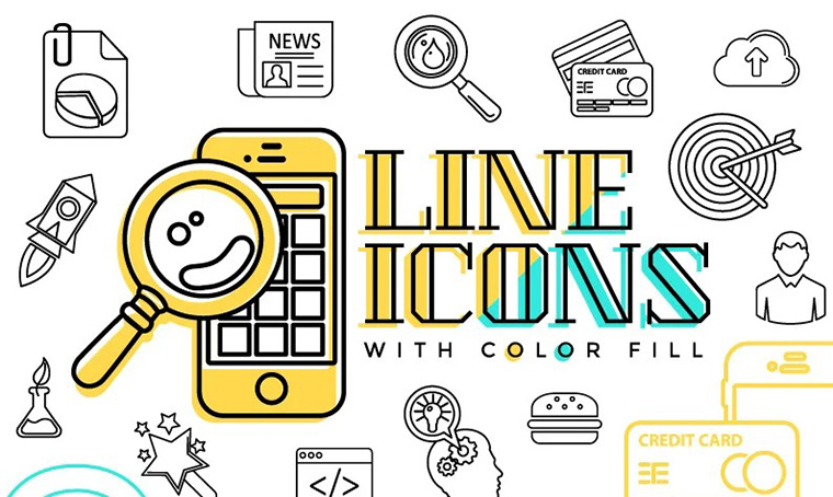 Line Icon Set - How to Sell Icons