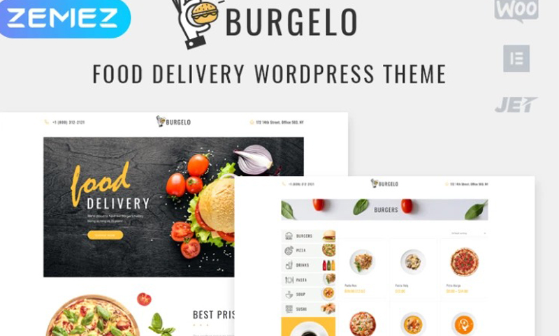 Burgelo - WooCommerce Theme für einen Food-Lieferservice