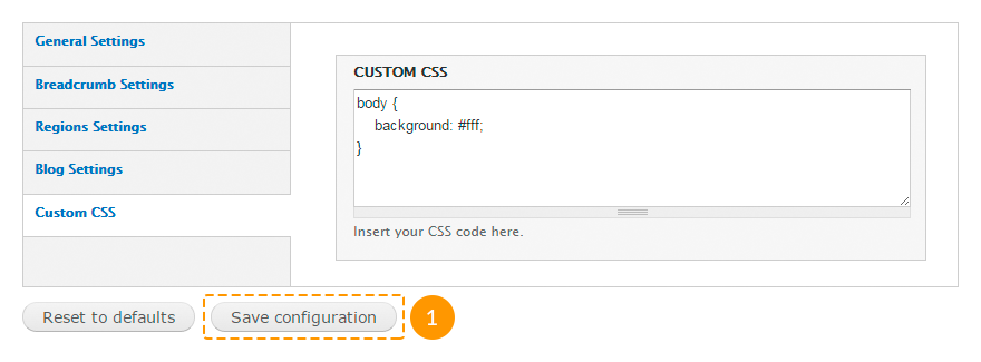 Custom CSS