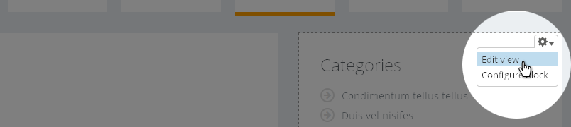 Click 'Edit view'