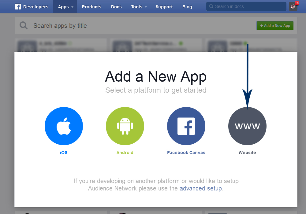 How to setup Facebook Application