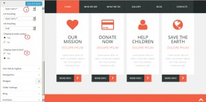 Wordpress how to edit with the customization tool3