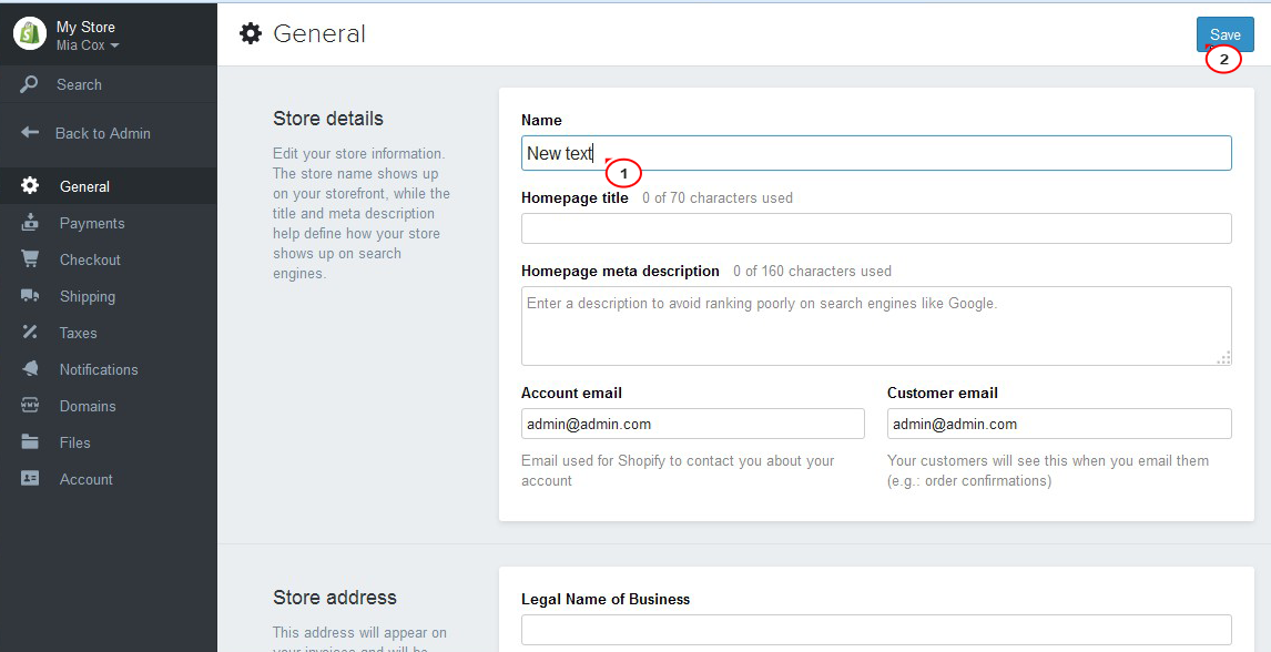 Shopify How To Manage Logo Replace Text Logo With Image And Vice
