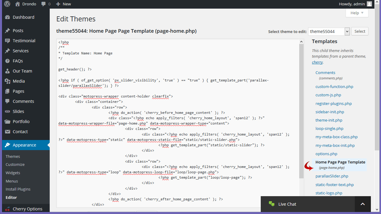 Wordpress How To Create A Redirect From A Home Page To Any