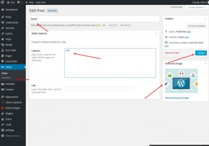 How to configure home page slider without installing sample data2