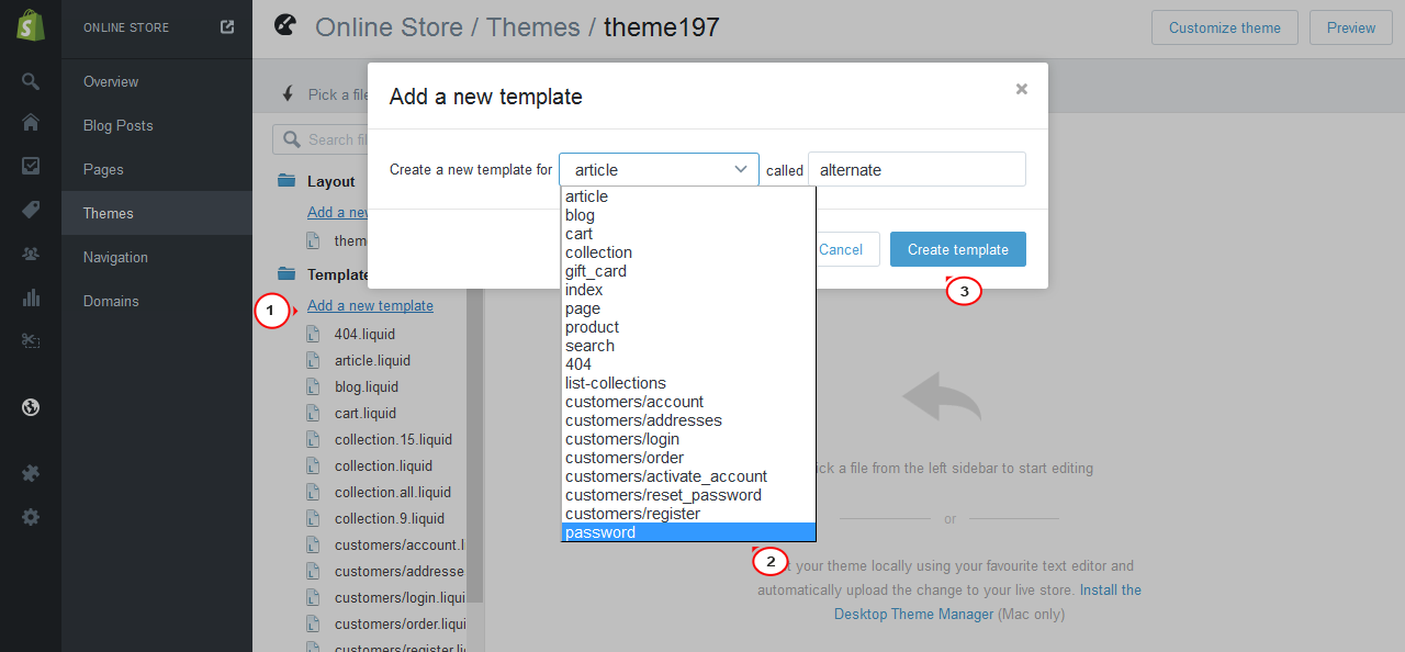 Shopify. How to add a custom link in the login menu - Template Monster Help