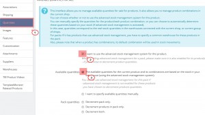 PrestaShop 1.6. How to manage product quantity using Stock Management Interface_4
