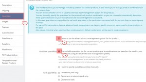 PrestaShop 1.6. How to manage product quantity using Stock Management Interface_4