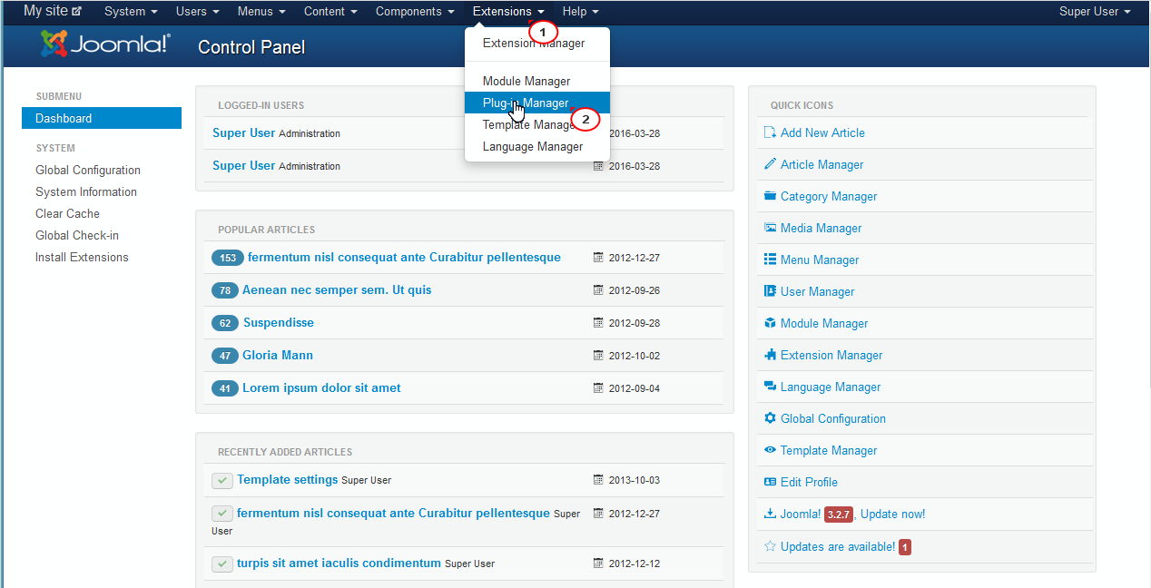 Pin on Templates for Joomla 3.x