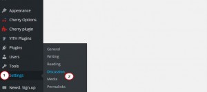 how to manage discussion settings.1