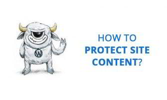 How to Protect Site Content from Copying?