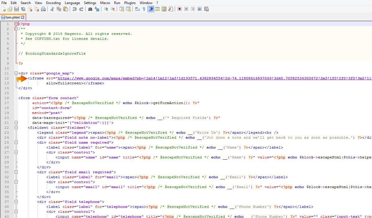 Magento 2 X How To Change Contact Page Google Map Location Template Monster Help