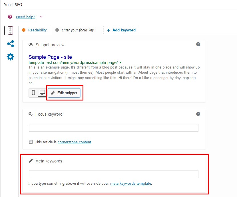 How To Add Keywords And Meta Descriptions In Wordpress Template Monster Help How To Add Keywords And Meta Descriptions In Wordpress Template Monster Help