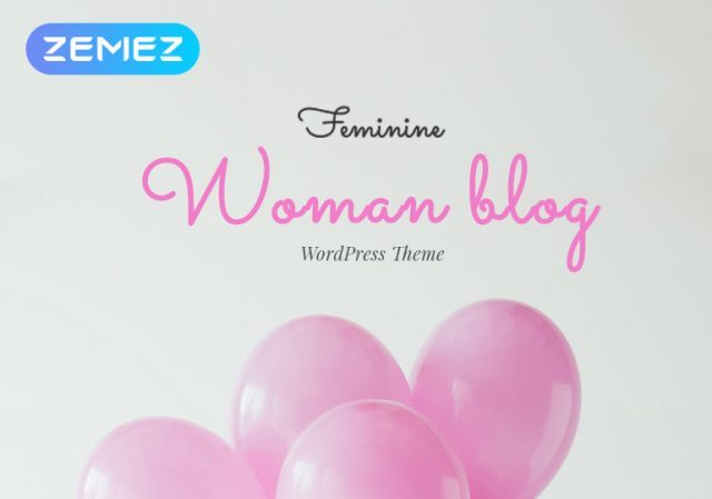 Feminine - Női blog Elementor WordPress téma