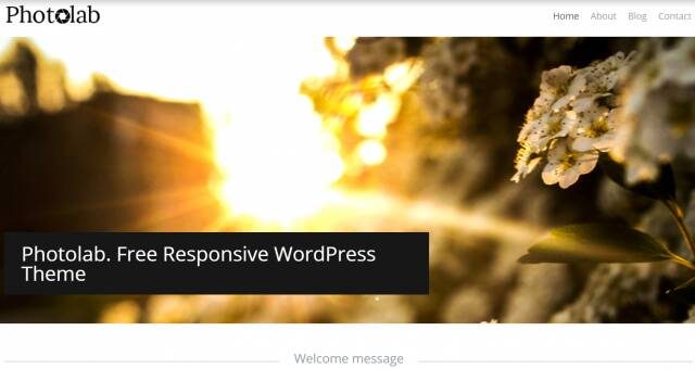 Készletfotó reszponzív WordPress téma