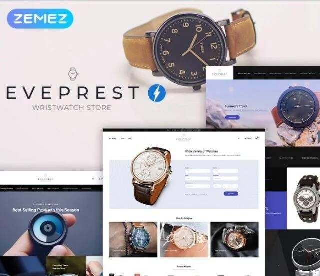 Eveprest Wristwatch - Órák Modern Ecommerce Bootstrap PrestaShop téma