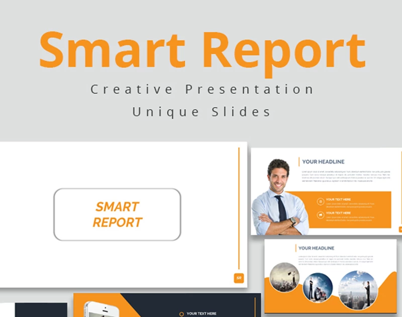 Smart Report — Шаблон Google Slides презентации