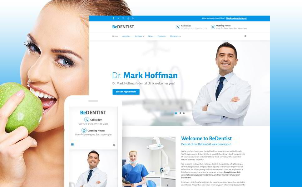 Be Dentist - Dış Hekimi ve Tıbbi WordPress Teması 
