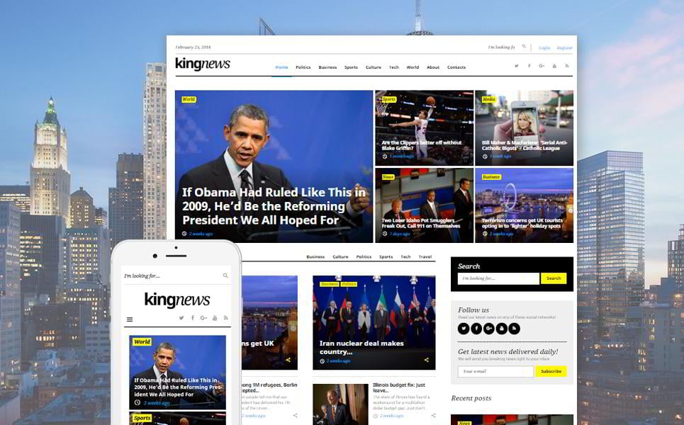 KingNews - Haber Portalı ve Blog WordPress Teması 