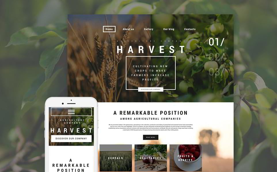 Harvest WordPress Teması